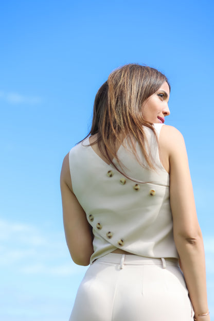 Signature Tailleur - Vest - Creamy beige