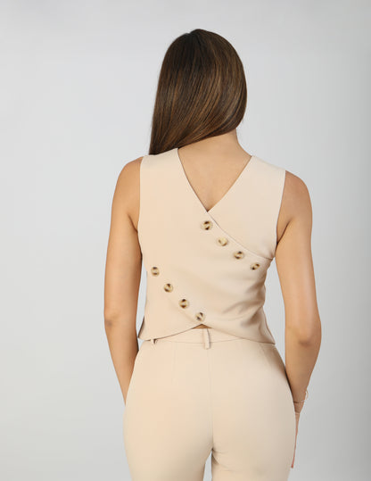 Signature Tailleur - Vest - Creamy beige